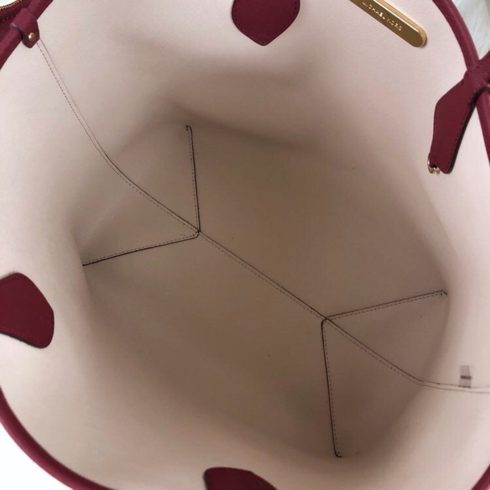 Michael Kors large tote bag leather red - Picture 5 of 8